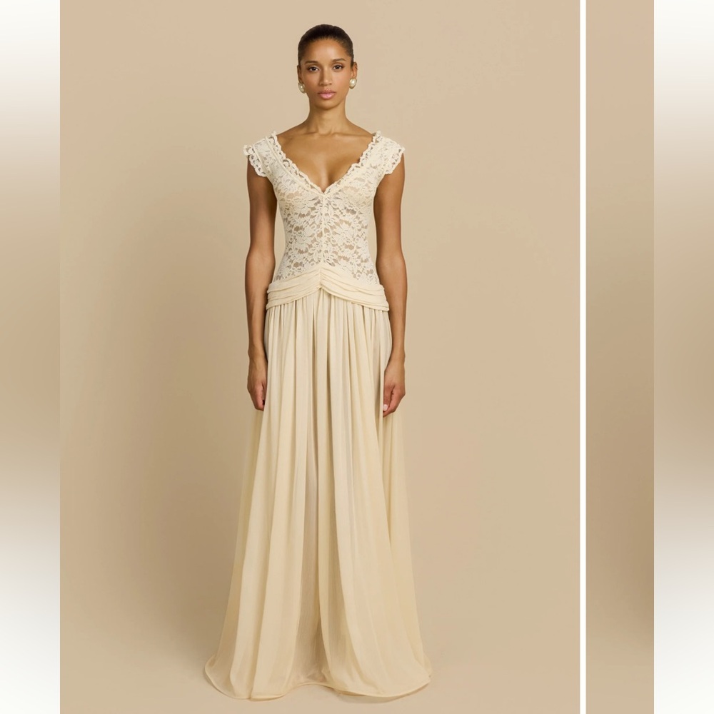 Arcina Ori Arabella dress in beige